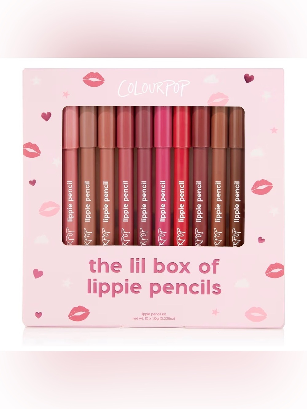 ColourPop The Lil Box of Lippie Pencils - Assorted Pink & Neutral Set NIB